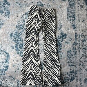 Free People Zebra Print Flared Pants